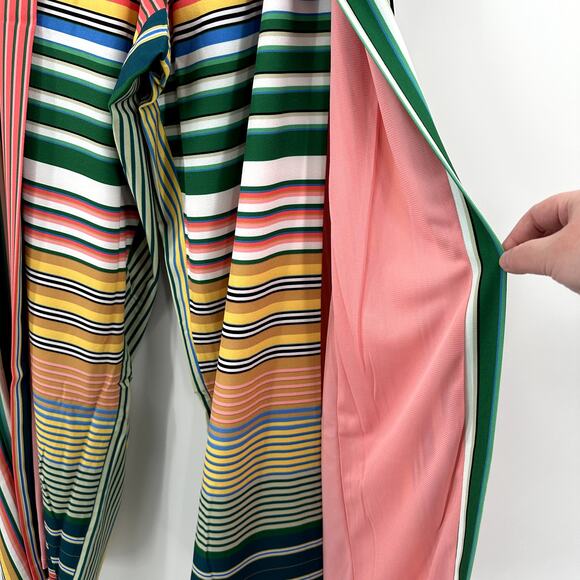 Maree Pour Toi wrap front wide leg pants in multicolor Size 12 - Picture 8 of 13